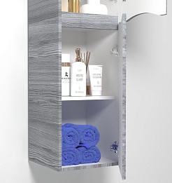 Водолей Пенал подвесной Адель 30 R лиственница структурная контрастно-серая – фотография-4